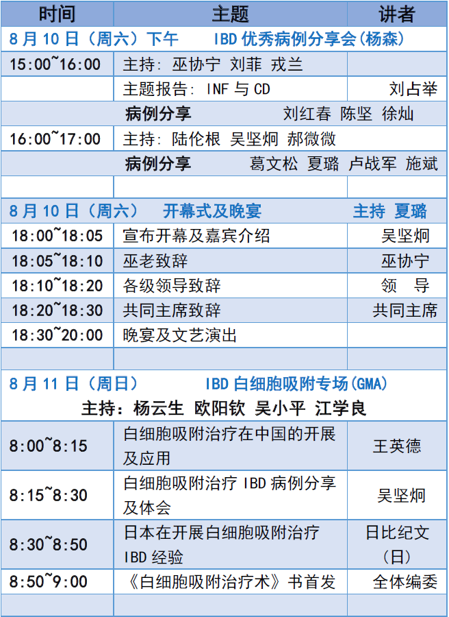 2019 第二届世界华人IBD大会来了！